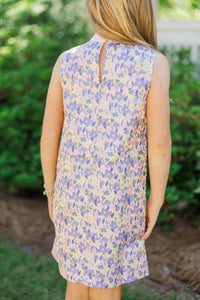 Girls: The Sweet Mood Lavender Keyhole Dress