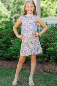 Girls: The Sweet Mood Lavender Keyhole Dress