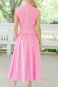 By The Way Pink Midi Dress