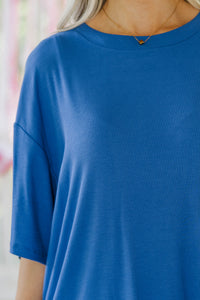 Memories In The Making Royal Blue Ribbed Set