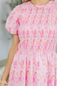 NURSING COLLECTION: All Good Here Pink Watercolor Dress