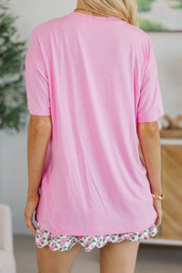 NURSING COLLECTION: Mama Pink Hydrangea Top