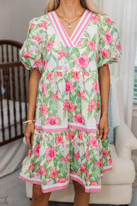 NURSING COLLECTION: For A While Pink Floral Dress