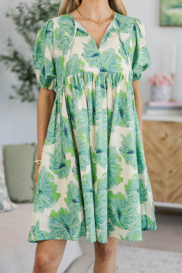 NURSING COLLECTION: That’s My Style Green Floral Dress