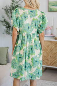 NURSING COLLECTION: That’s My Style Green Floral Dress