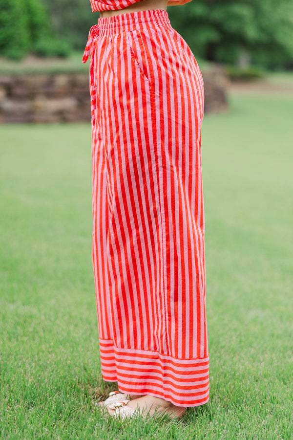 Just A Little Extra Orange Striped Pants