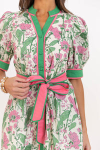 Count Me In Pink Floral Dress