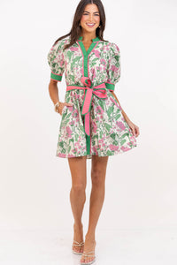 Count Me In Pink Floral Dress
