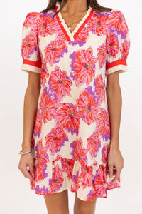 Keep Dreaming Pink Floral Dress