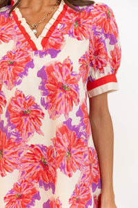 Keep Dreaming Pink Floral Dress
