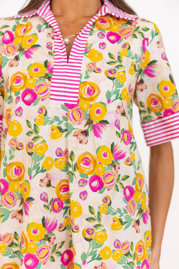 Lovely Surprise Pink Floral Dress