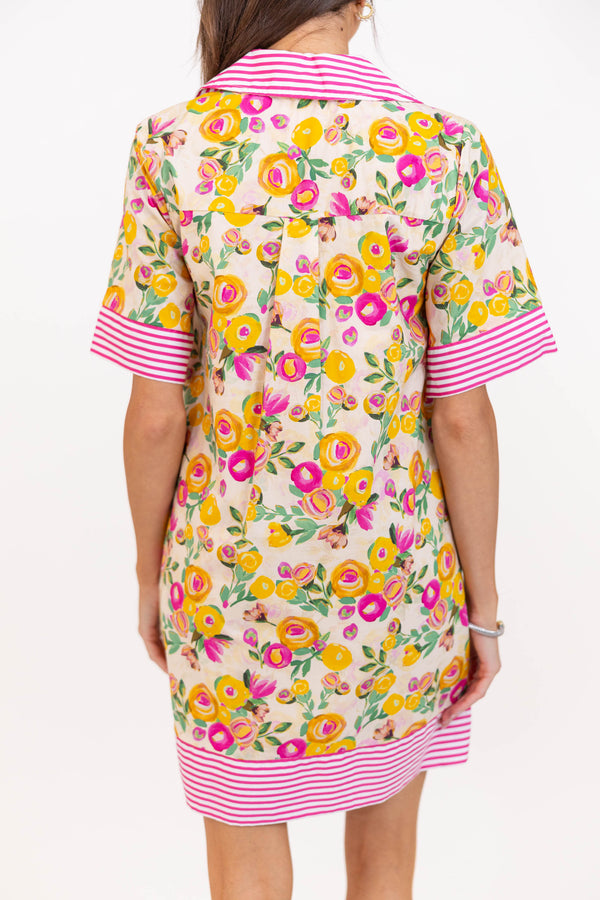 Lovely Surprise Pink Floral Dress