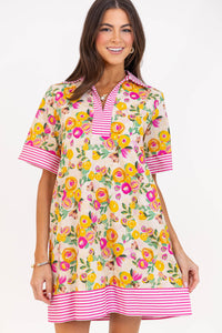 Lovely Surprise Pink Floral Dress