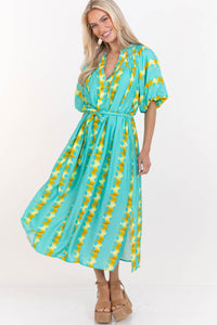 Dream It Up Mint Floral Midi Dress