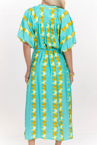 Dream It Up Mint Floral Midi Dress