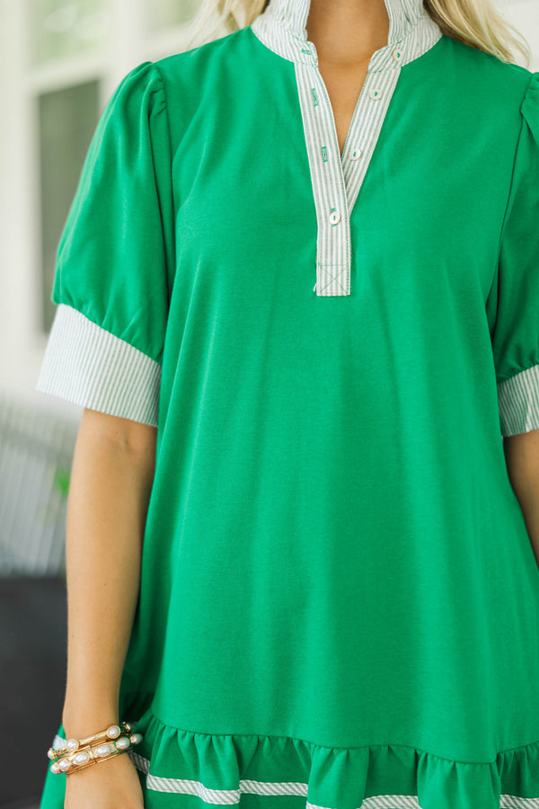 Own The Room Emerald Green Dress