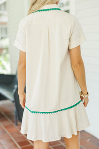 Away We Go Cream Dress