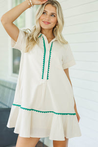 Away We Go Cream Dress