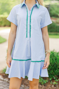 Away We Go Light Blue Dress