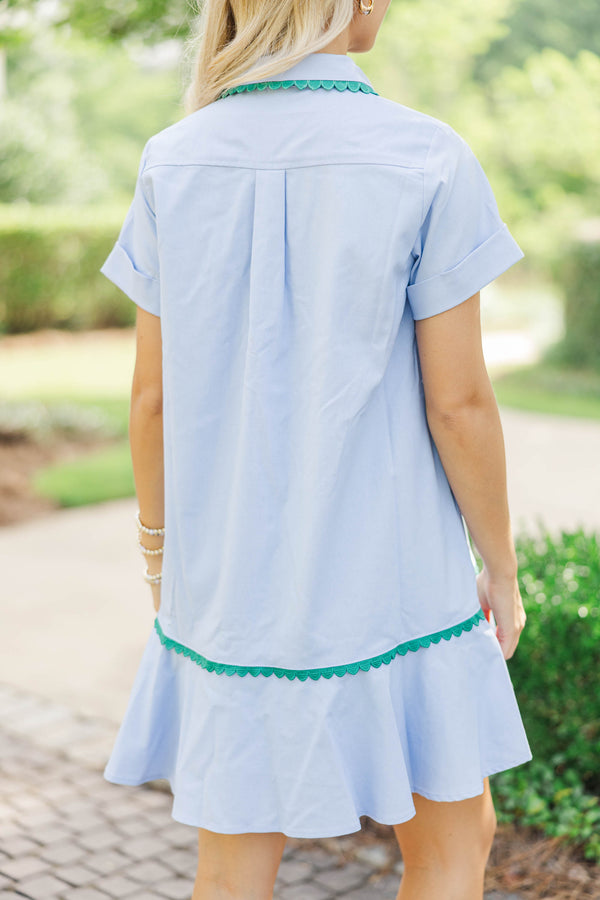 Away We Go Light Blue Dress