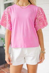 The Pretty Basic Pink Top