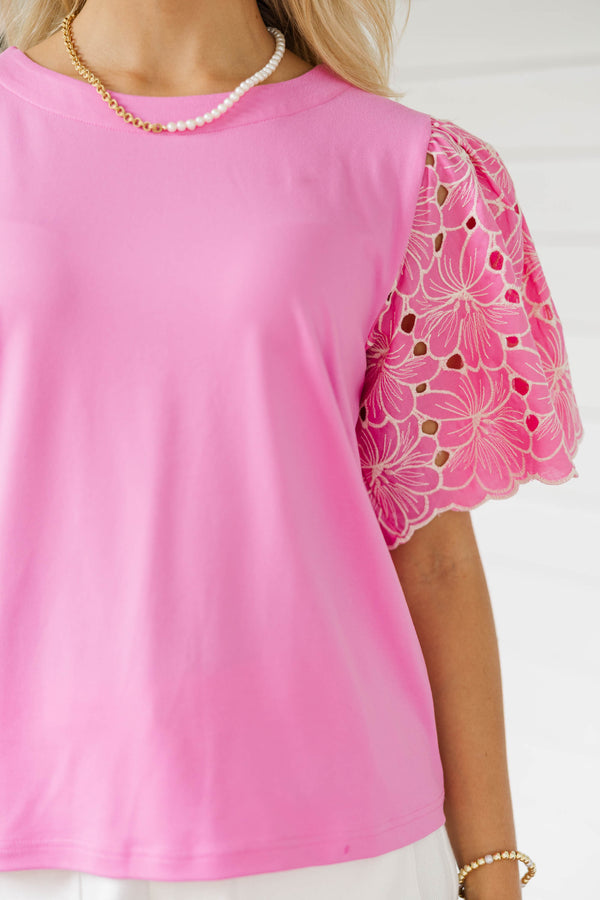 The Pretty Basic Pink Top