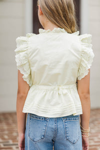 Girls: In Clear View Yellow Blouse