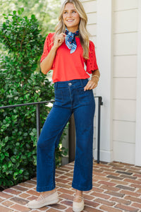 The Pretty Basic Red Top