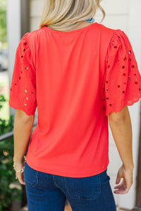 The Pretty Basic Red Top