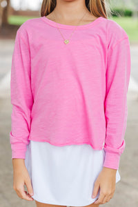 Girls: Most Adored Pink L/S Top