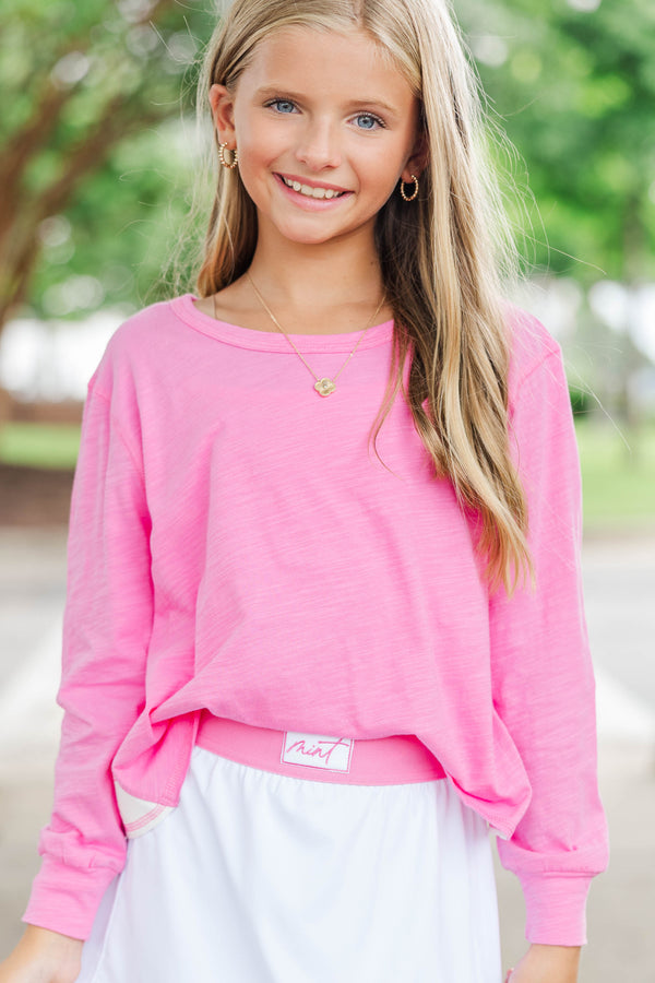 Girls: Most Adored Pink L/S Top