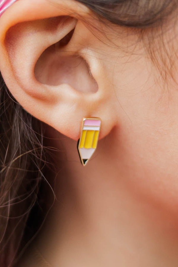 Girls: Chapter One Yellow Pencil Earrings