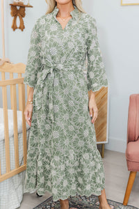 NURSING COLLECTION: My Kind Of Day Olive Eyelet Dress