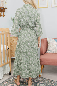 NURSING COLLECTION: My Kind Of Day Olive Eyelet Dress