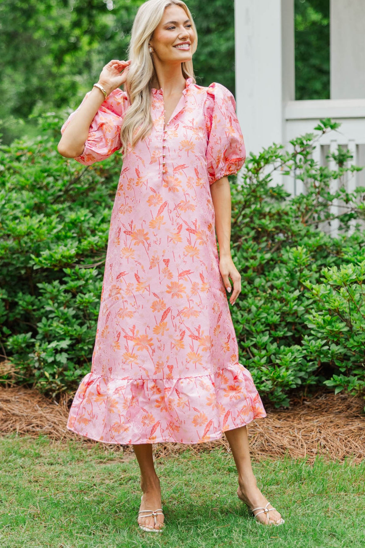 Large / Pink/Orange