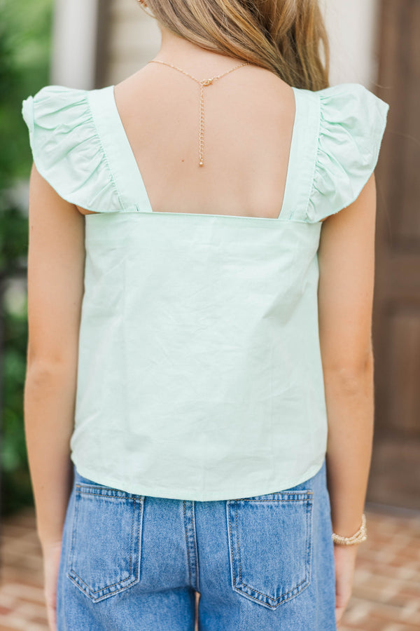Girls: So Many Compliments Mint Tank