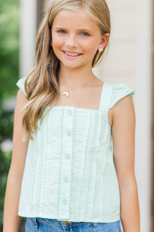 Girls: So Many Compliments Mint Tank