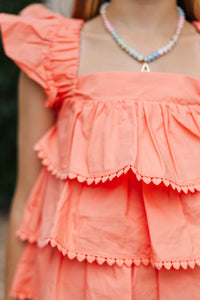 Girls: The Dream State Coral Heart Trim Tank