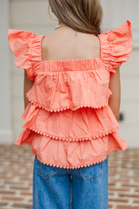 Girls: The Dream State Coral Heart Trim Tank