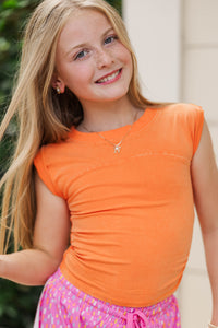 Girls: The Limitless Orange Tee
