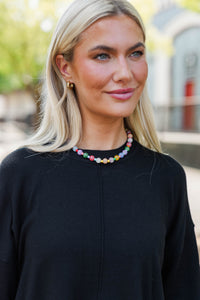 Treasure Jewels: Happy Hues Multicolored Beaded Necklace