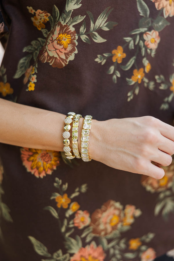 Treasure Jewels: Golden Confidence Gold Bracelet Stack