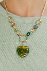 Treasure Jewels: Showstopper Gold Heart Necklace