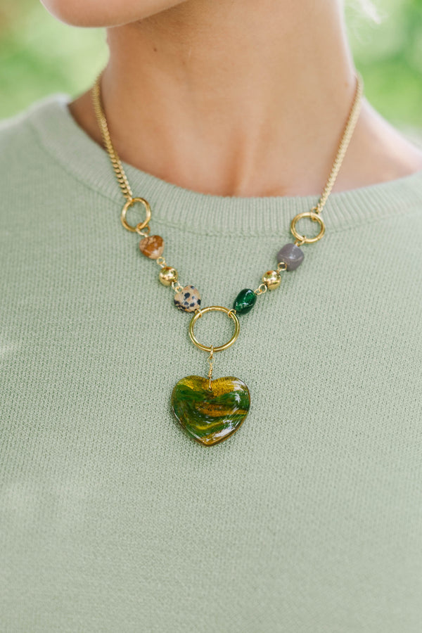 Treasure Jewels: Showstopper Gold Heart Necklace