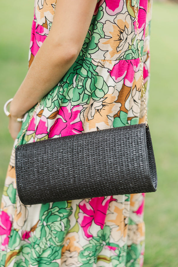 On Your Way Black Purse
