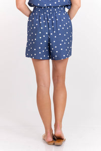 Forever Lovely Blue Polka Dot Shorts