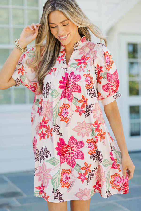 Southern Belle Pink Floral Dress – Shop the Mint