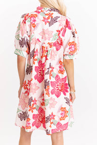Southern Belle Pink Floral Dress