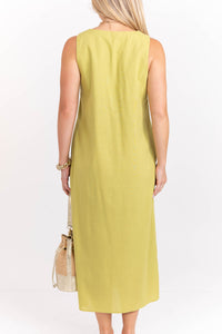 Madison Avenue Green Midi Dress