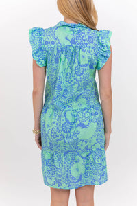 All The Right Things Mint Floral Dress
